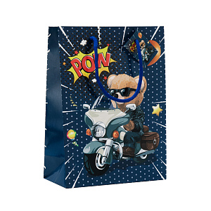 Пакет подарочный Bear 26х32х10см 000000000001222104