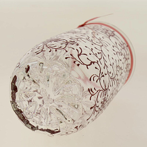 Стеклянная ваза-карандашницавысотой 120 мм Ручная роспись по тонировке 9014/120/r12012 000000000001194601