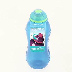 Бутылка для воды 460мл SISTEMA Hydrate пластик 000000000001197084
