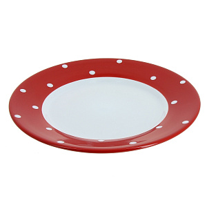 Тарелка Белый горох Estetica, 20 см 000000000001117328