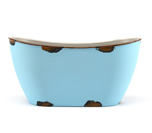 Кашпо 20,5х10х10,5 Retro овал микс пластик 000000000001216366