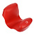 Оганайзер для раковины Saddle Umbra, красный 000000000001123367
