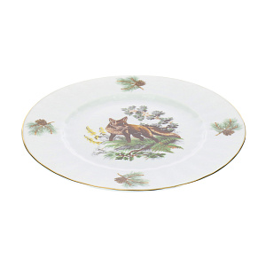 Мелкая тарелка Охота Porcelaine Czech Gold Hand s.r.o., 25 см 000000000001136130