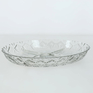 Менажница 28х18см LAROUS иранское стекло 000000000001211337