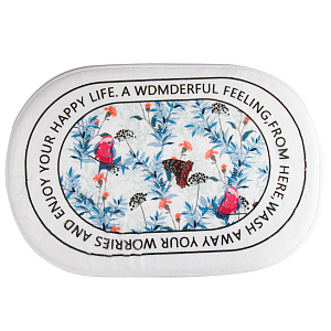 Коврик для ванной 40х60см LUCKY цветы полиэстер BT12704-3 000000000001217262