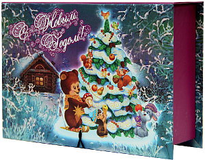 Коробка 20х14х6см НАРЯДНАЯ ЕЛОЧКА 39258 000000000001151049