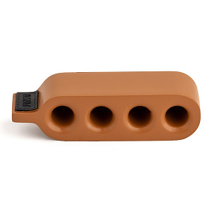 Подставка для зубных щёток DE'NASTIA Джинс эффек коричневый полирезина 000000000001214359