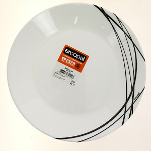 DOMITILLE BLACK Тарелка десертная 18см P3371 000000000001188619