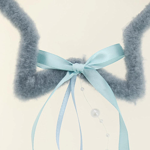 Декоративное украшение Звёздочка/Елочка/Сердечко 13см DARLENS голубой 000000000001209881