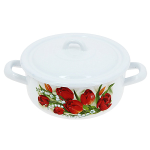 Кастрюля эмалированная 1,45л FORA Ласковый май С-16072/F050128 000000000001167480