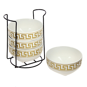 Набор салатников Wellberg, керамика, 5 предметов 000000000001172384