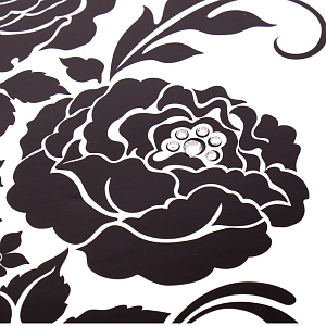 Стикеры Черная роза Room Decoration 000000000001127356