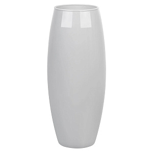 Ваза(бочка) 25см ЯБЛОКО серый глянец стекло 000000000001214295