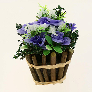 цветок искусственный "Дикая роза"  13смR010457 000000000001189321