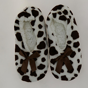 Туфли домашние (тапки) лео коричневый р.38-40 100%пэ J000077(38-40) 000000000001192955