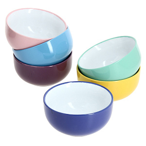 Набор салатников Палитра Olaff, 550мл, 6 шт. 000000000001163791