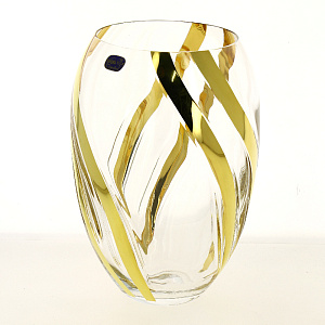 Ваза Золотая спираль Bohemia 000000000001104837