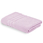 Полотенце махровое 50х90см СОФТИ бордюр 3 полоски лиловый хлопок 100%