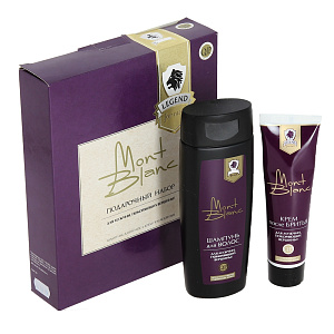 ПН17 Q.P. Legend  Mont blanc (шампунь 250 мл+крем после бритья 100 мл) 000000000001154243