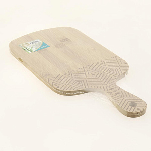 Доска разделочная бамбук 33х16х1см №7 с ручкой Катунь КТ-ДР-132 000000000001201434