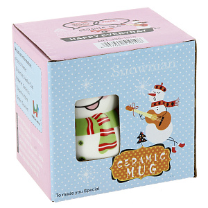 Кружка Снеговик Agness, 350мл 000000000001166317