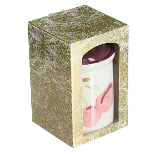 Банка для сыпучих продуктов Вишня Veda Tableware, 1л 000000000001124197