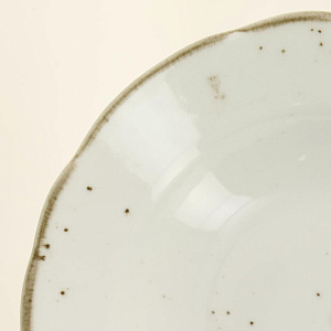 Тарелка суповая 21см TULU PORSELEN PAPATYA молочный фарфор 000000000001208247