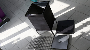 Стационарная коптильня Grifon, 45.4x45.4x56 см 000000000001038395