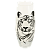 Ваза h25см ЯБЛОКО бочка тигр декорированная стекло 000000000001210218