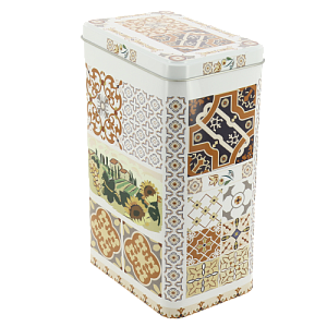 Банка для сыпучих продуктов 2,7л НОВЫЙ АРГУМЕНТ Итальянский декор жестяная 000000000001204679