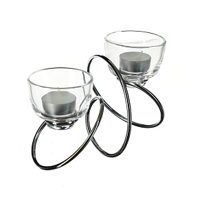 Подсвечник T-Loop Black+Blum, стекло 000000000001123294