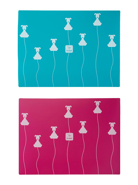 Коврик под миски/лоток 40х30см для животных собачки в ассортименте ПВХ 000000000001229129