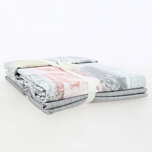 Комплект постельного белья 1,5-спальный LUCKY Мистери 1 наволочка 50х70см серый ранфорс 80% хлопок 20% полиэстер 000000000001213448