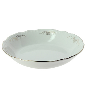 Салатник Серый Орнамент Люкс Хауз, 19 см 000000000001063496