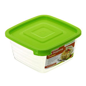 Контейнер для СВЧ 450мл MARTIKA Унико квадратный 000000000001015165
