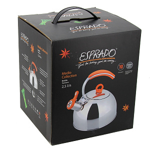 Чайник 2,5л ESPRADO Medio нержавеющая сталь 000000000001114550