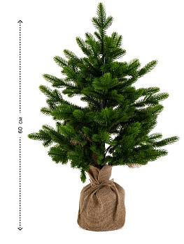 Ель искусственная 60см литая 000000000001228782