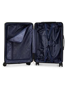 Чемодан на колесах L (48х30х75см) грани графит PC 000000000001226575