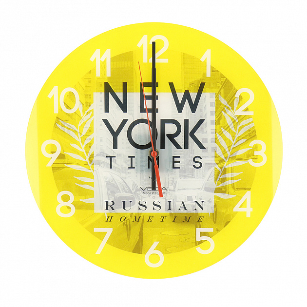 Настенные часы Нью-Йорк Вега, акрил 000000000001135928