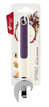 Нож для консервов APOLLO Genio Optimus.Размер изделия: 40*172мм.Материал изготовления:нержавеющая сталь,пищевой пластик PP,пищевой п 000000000001197346