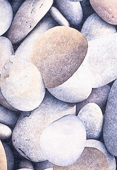 Коврик универсальный 60x100см LUCKY Камни серый/бежевый полиэстер 000000000001211046