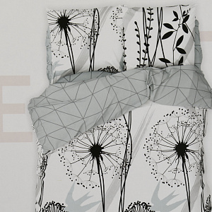 КПБ 1.5сп ЭТЕЛЬ Одуванчик 143х215см 150х214см 70х70см-2шт бязь 5181616 000000000001203847