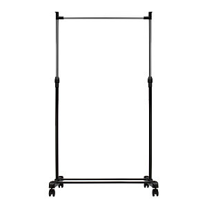 Вешалка напольная 68х40х135см LUCKY металл/пластик черный 000000000001222580