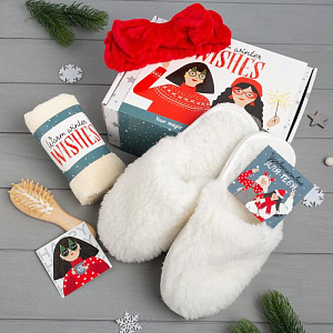 Набор подарочный "Warm winter wishes" полотенце и аксессуары 5141958 000000000001202325