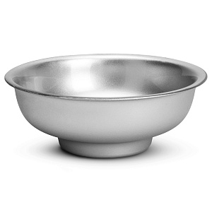 Салатник круглый 20см GLASSCOM Silver стекло 000000000001219175