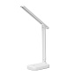Лампа настольная с аккумулятором 25х25см Kano белая