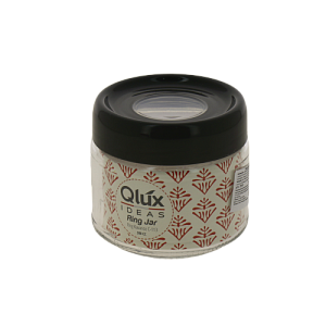 Банка для сыпучих продуктов 300мл FACKELMANN Style серая плоская крышка стекло 000000000001194385