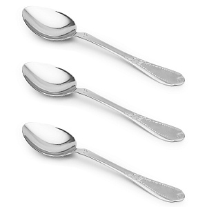 Набор ложек столовых 3шт ПОСУДА ЦЕНТР Восторг толщина металла 2мм нержавеющая сталь 000000000001199121