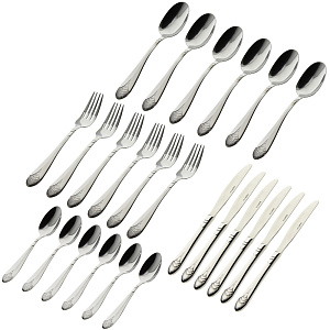 Набор столовых приборов Виндзор Matissa, 24 предмета 000000000001004671