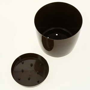 Горшок для цветов 3л h170мм D170мм GARDENPLAST ФРЕЗИЯ №2 шоколад пластик 000000000001207368